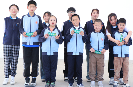 중국 시안시 고신구 특수교육학교 나무심기 활동